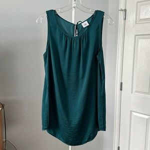 CAbI teal tank top with tie back